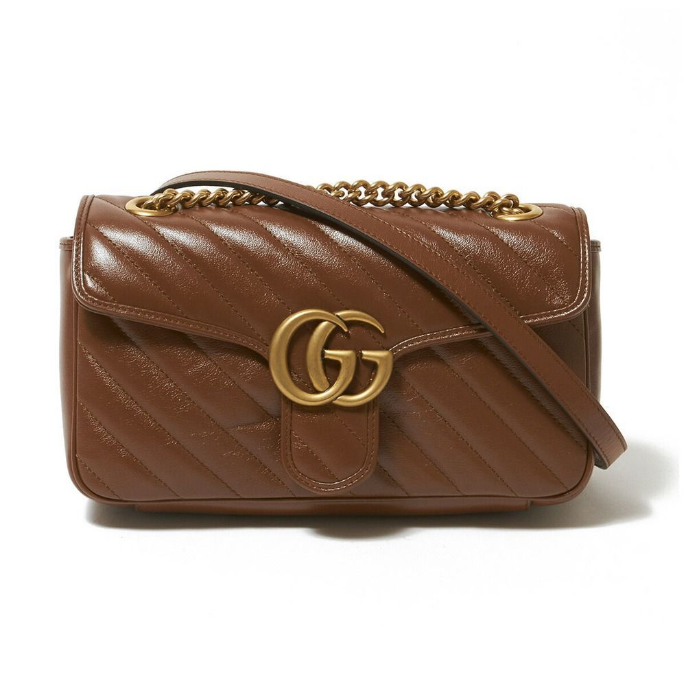 Gucci Crossbody Bag Brown GG Marmont - Picture 2 of 9